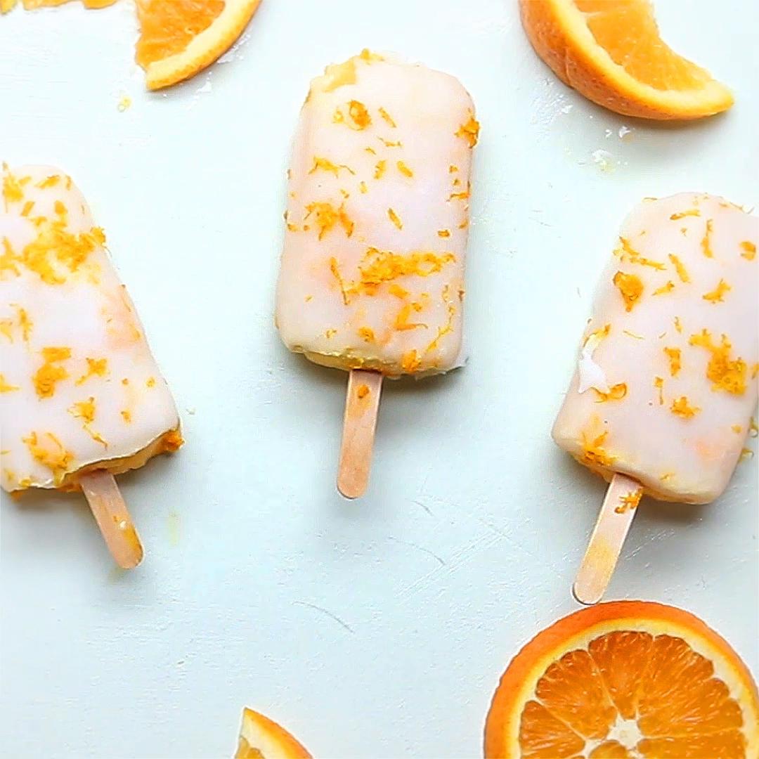 Orange And Coconut Creamsicles