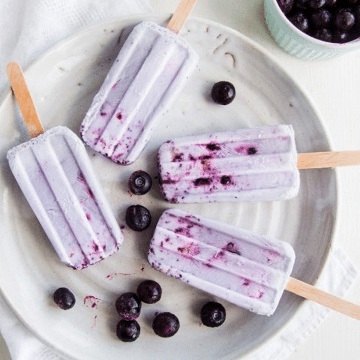 Icy Berry Popsicles