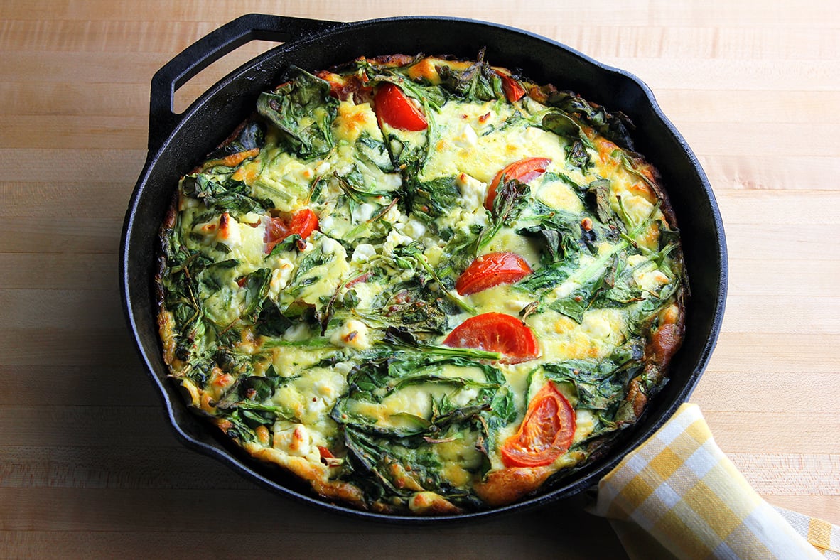 An Omelet Of Swiss Chard