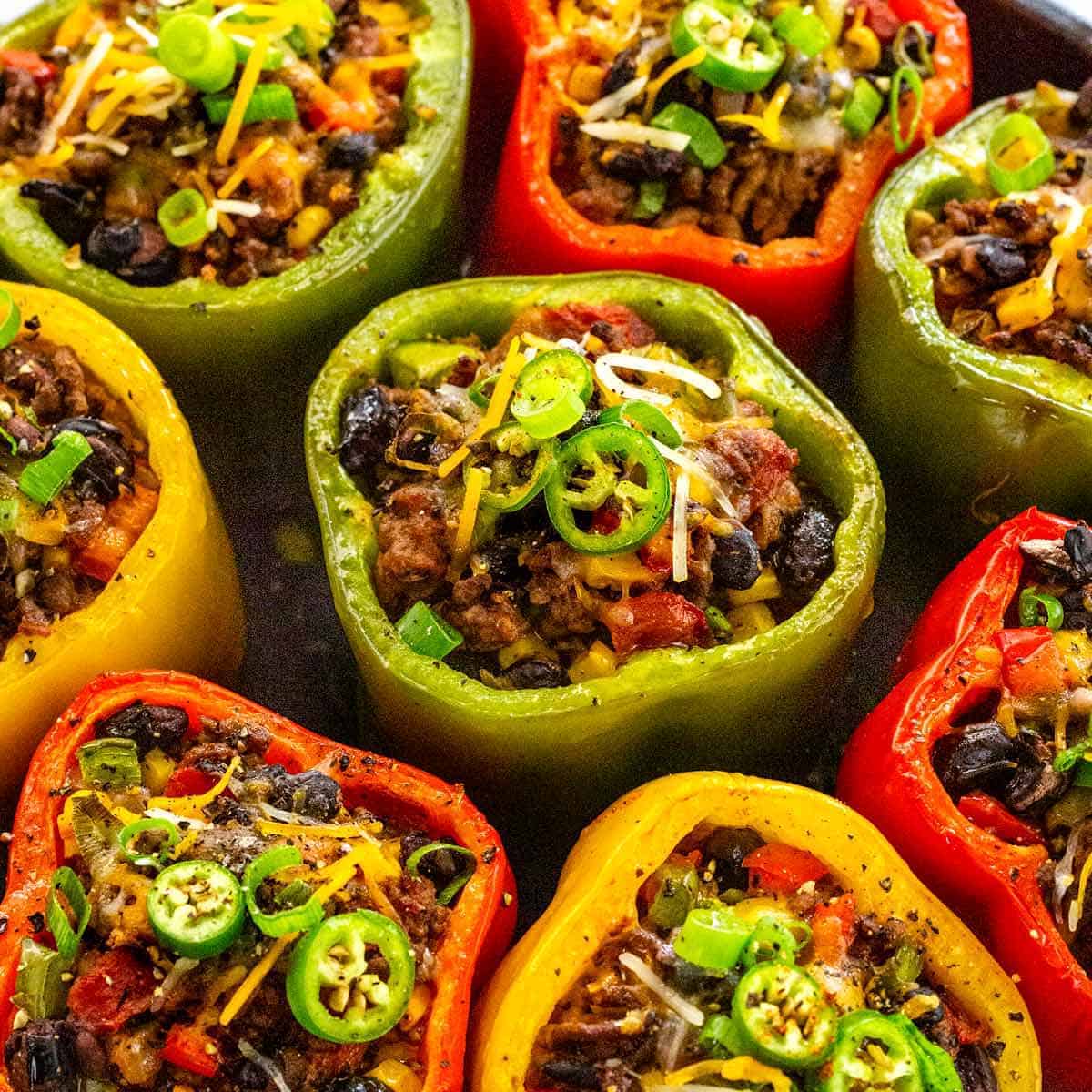 Beef Stuffed Peppers