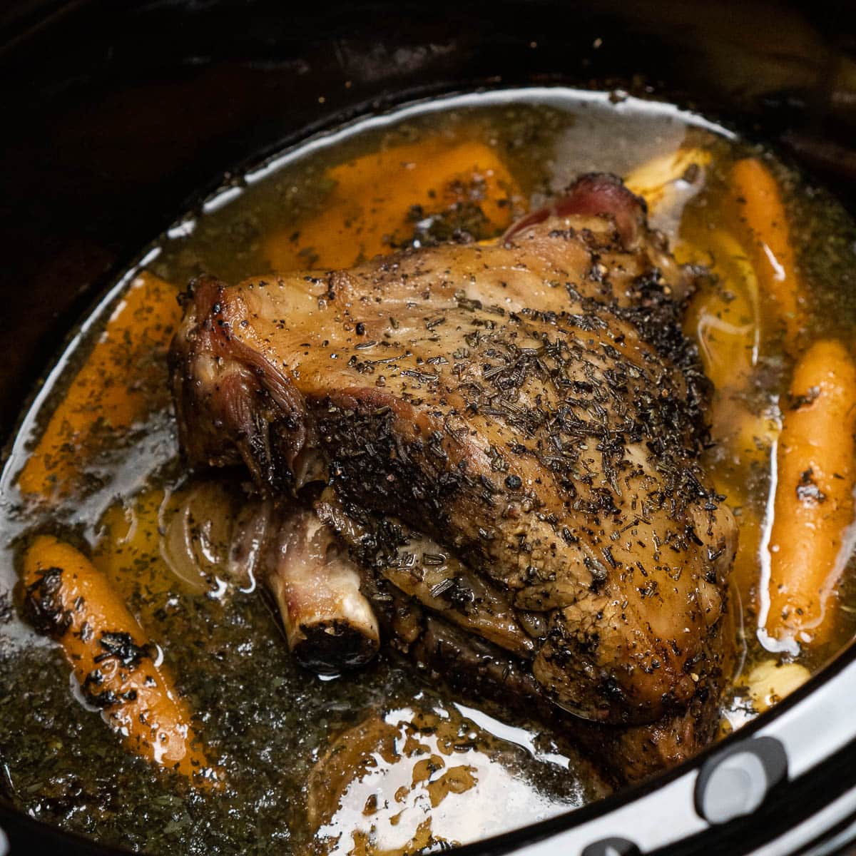 Healthy Slow-Cooker Lamb Leg
