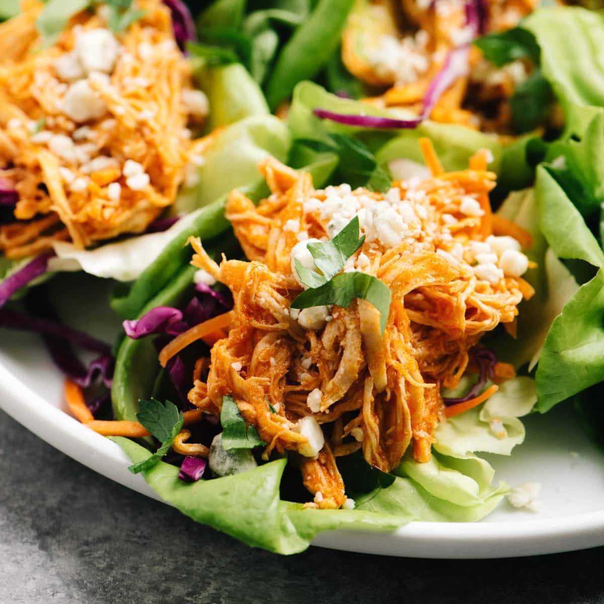 Amazing Buffalo Lettuce Wraps