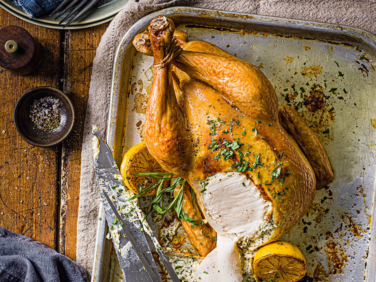 Beautiful Tarragon Chicken Roast