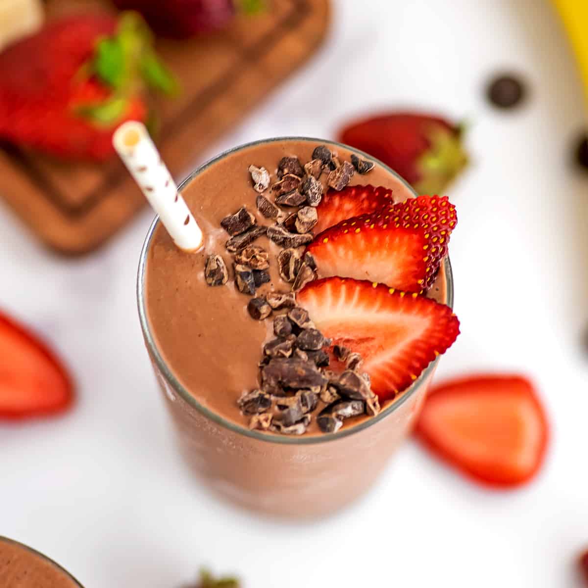 Choco Strawberry Keto Shake