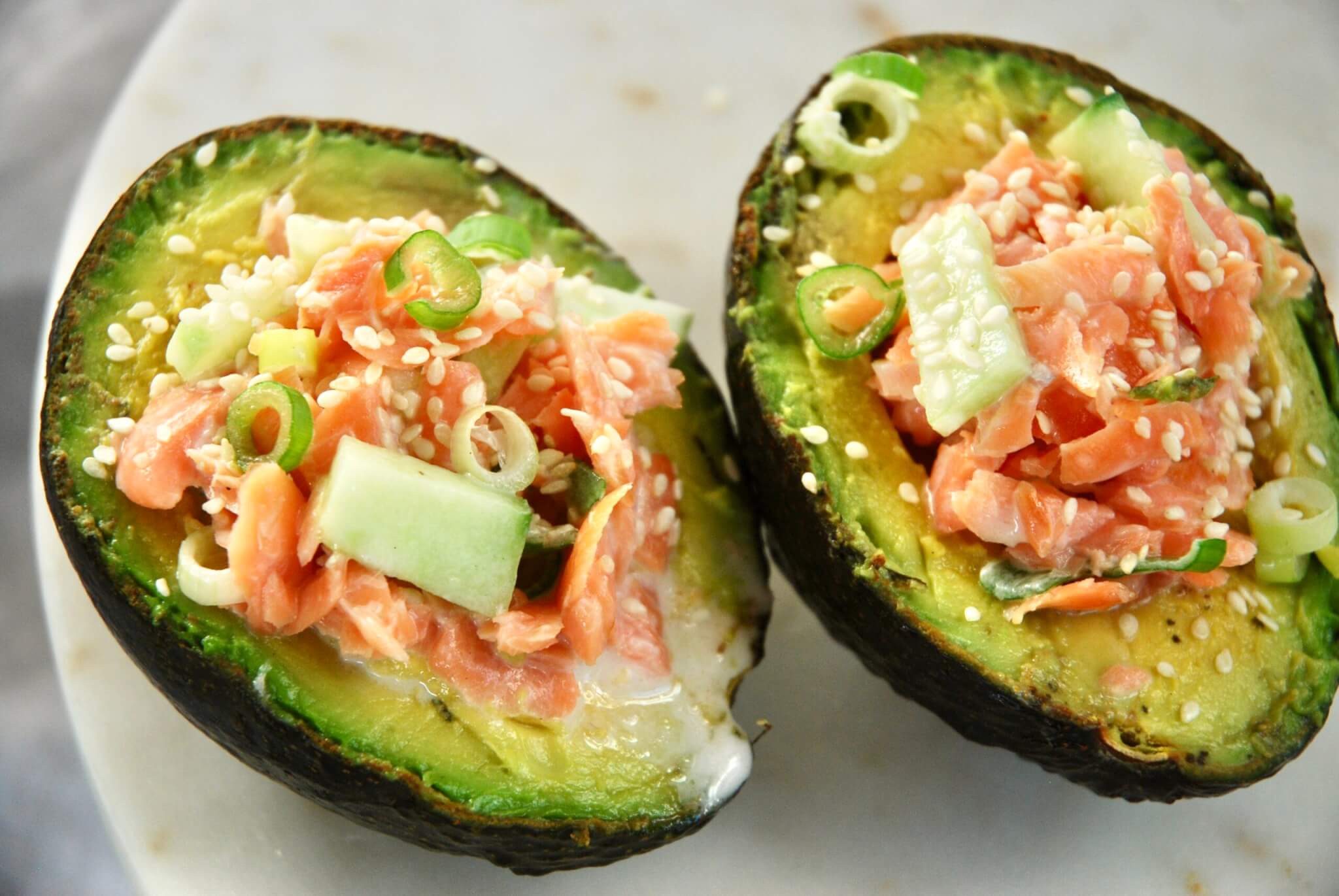 Generous Stuffed Salmon Avocado