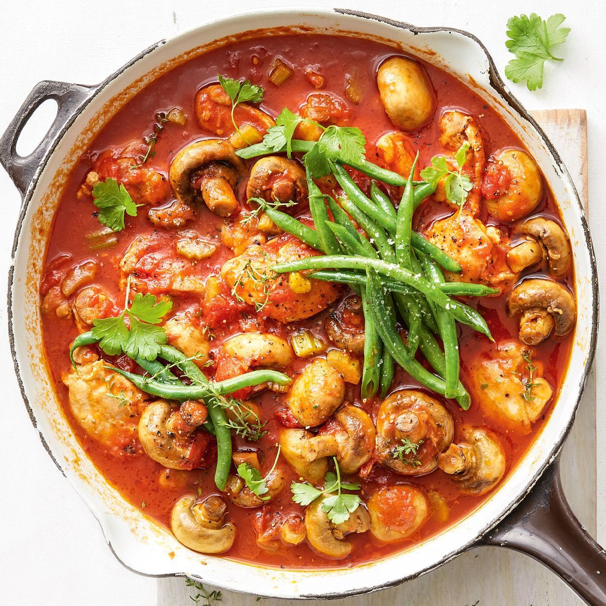 Clean Chicken And Mushroom Stew