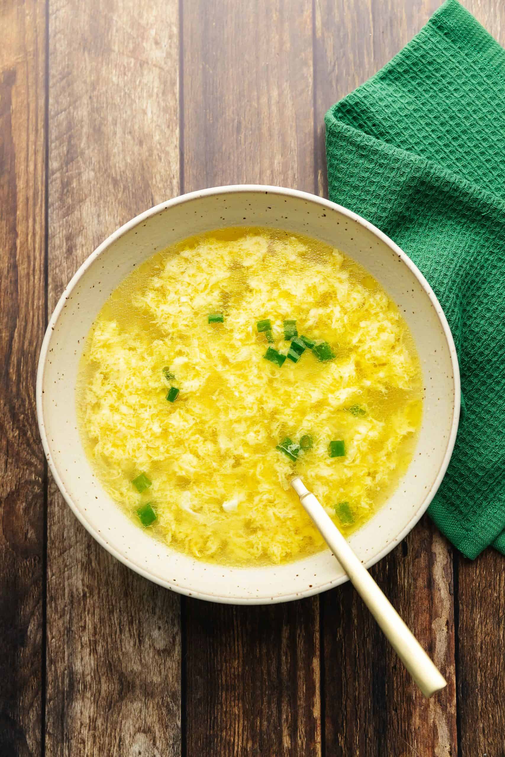 Hearty Keto Chicken And Egg Soup