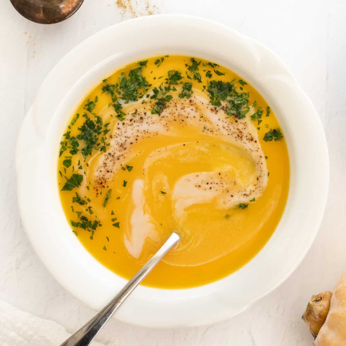Butternut Garlic Soup