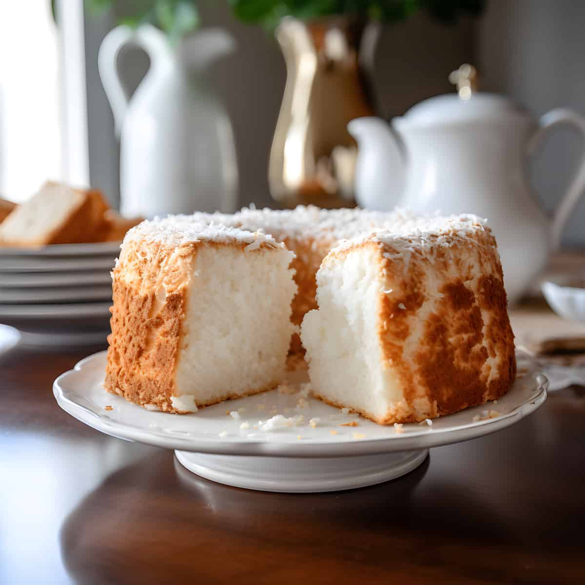 Low-Carb Keto Angel Cake