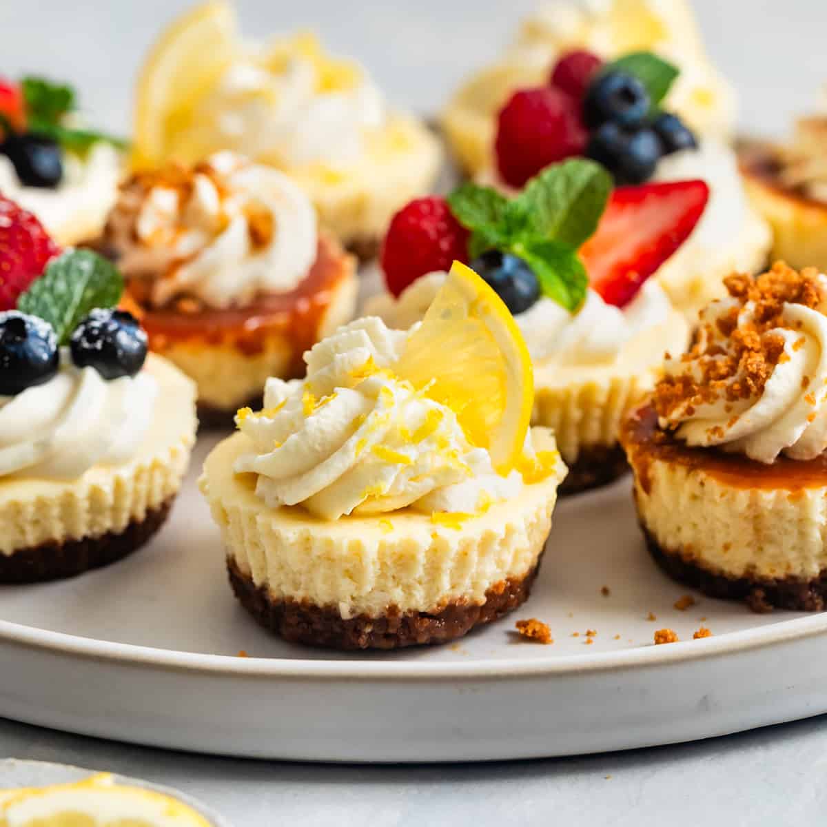 Crust Free Mini Cheesecake