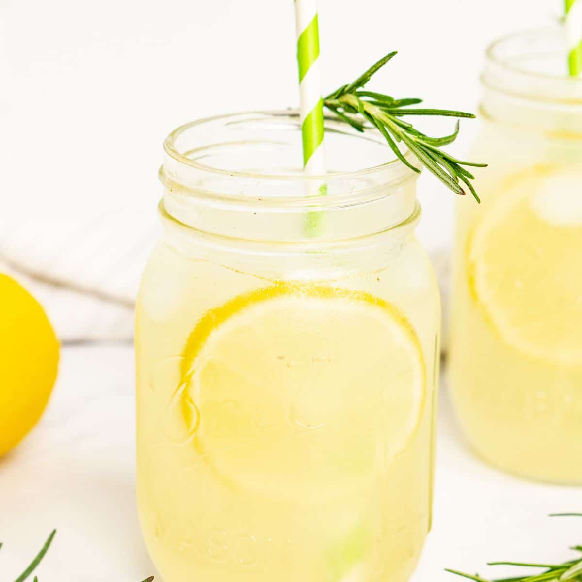 Guilt Free Lemon And Rosemary Drink