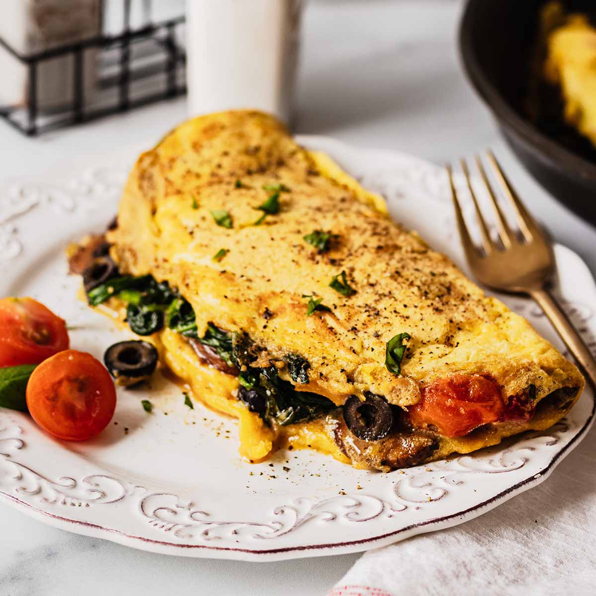Colorful Vegetable Omelet