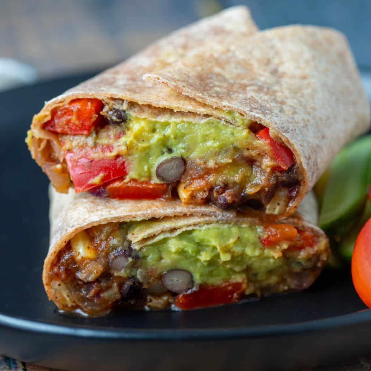 Avocado And Tomato Burritos