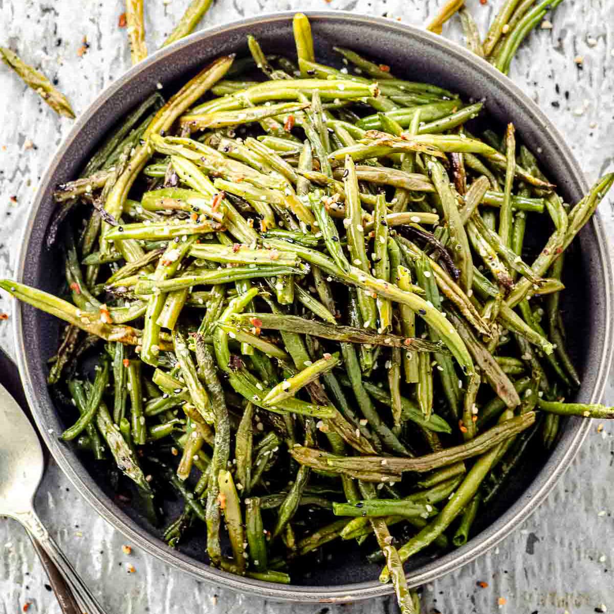 Moroccan Roasted Green Beans