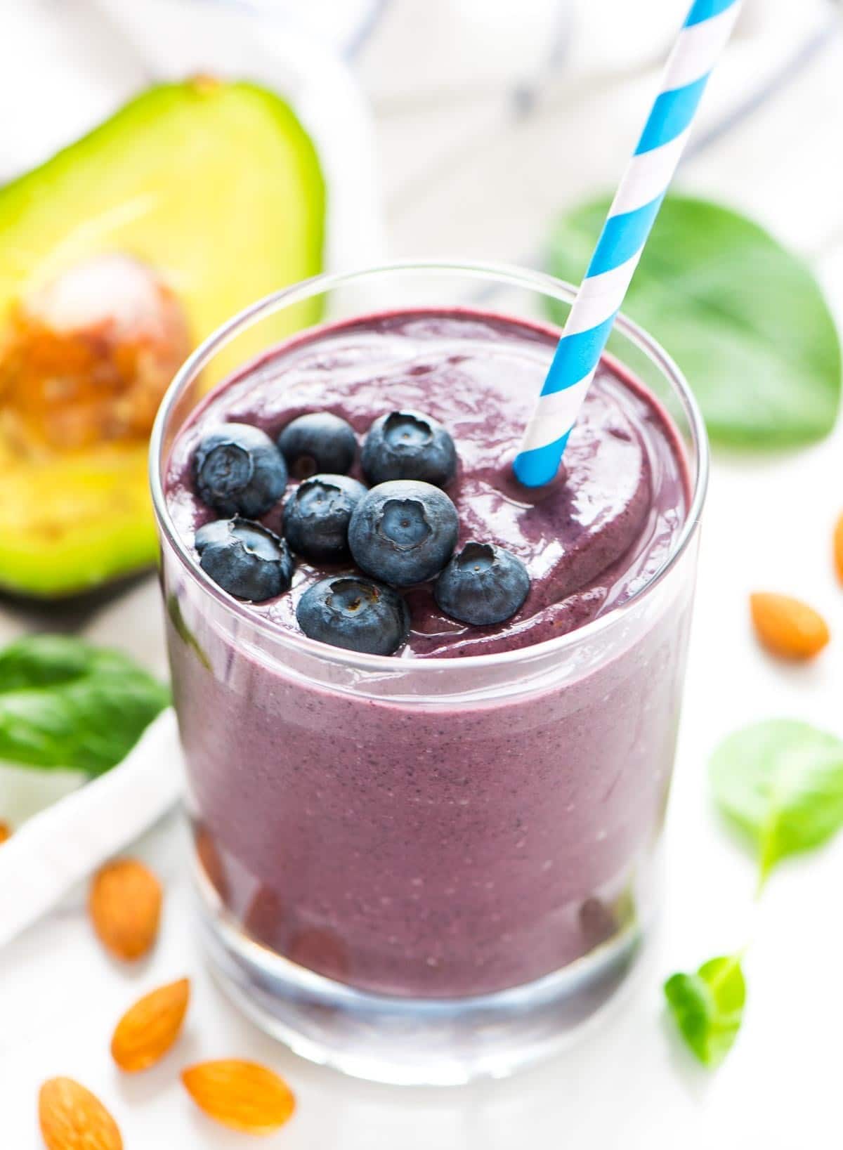 Blueberry Avocado Smoothie