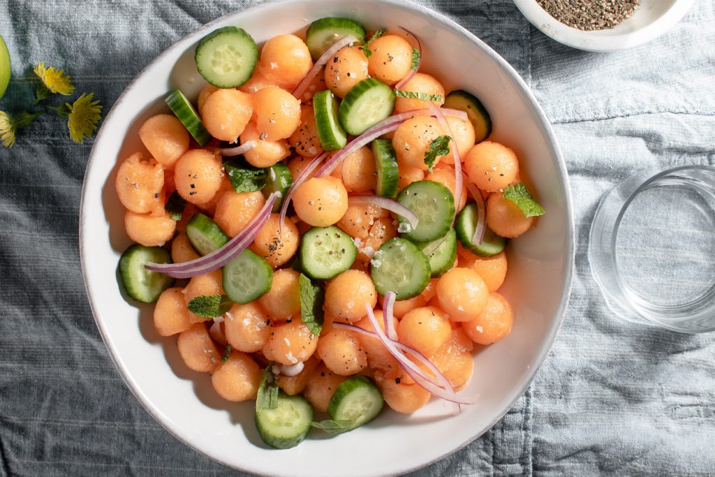 A Melon Cucumber Medley