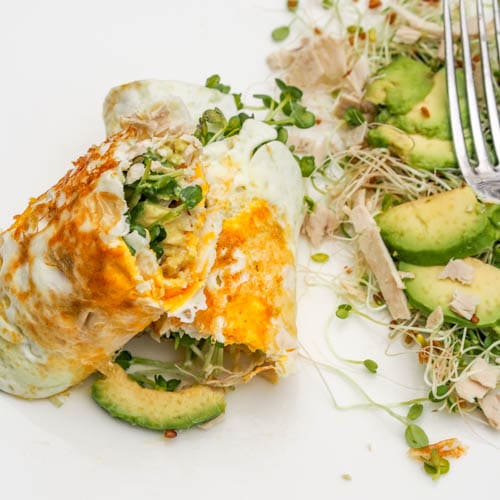 Avocado Egg Crepes