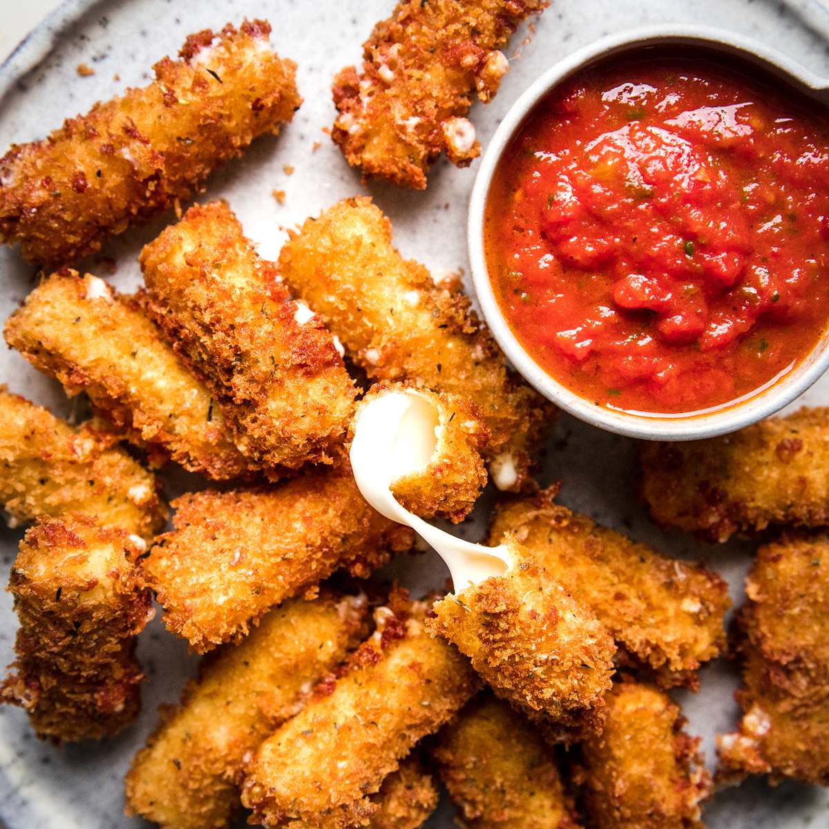 Cheesy Mozzarella Sticks